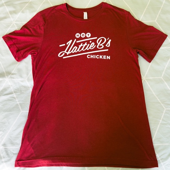 Hattie B's Nashville Hot Chicken T-Shirt Red Size Large - Picture 1 of 3